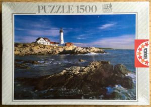 Image of the puzzle 1500, Educa, Portland Head Lighthouse, Maine, USA, Factory Sealed