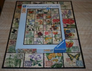 500, Ravensburger, Vintage Flora, Complete, Listed by Cathy, Picture of the box
