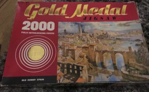 Image of the puzzle 2000, Tower Press, Old Sunny Spain, Complete, Picture of the box