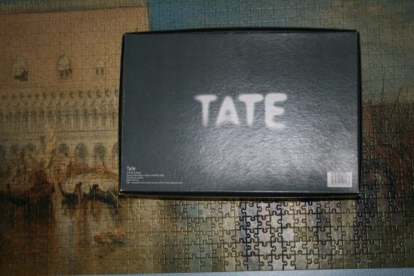Image of the puzzle 1000, Tate, Venice, The Bridge of Sighs, by William Turner, Complete, Picture of the back