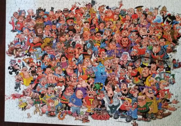 Image of the puzzle 1000, Paul Lamond, Viz, Complete, Picture of the puzzle assembled