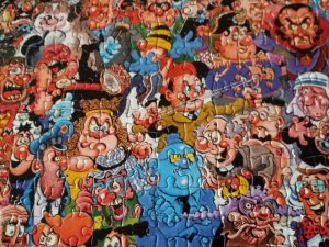 Image of the puzzle 1000, Paul Lamond, Viz, Complete, Detail of the puzzle
