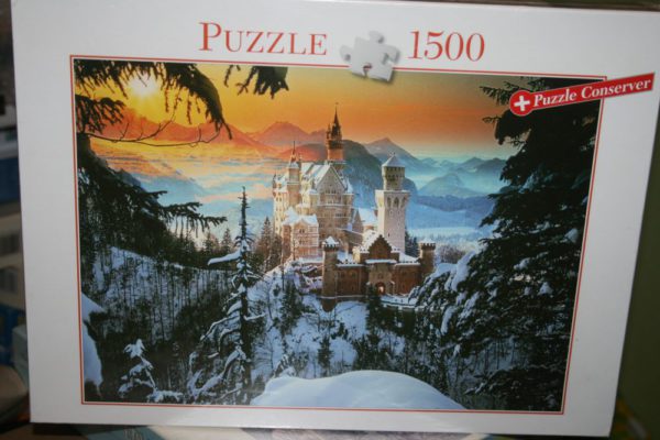 ravensburger puzzle 3000 pz - castello di neuschwanstein in inverno 17062  4005556170623