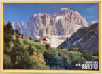Image of the puzzle 5000, F.X. Schmid, Rose Garden, Dolomites, Sealed Bag, Picture of the box