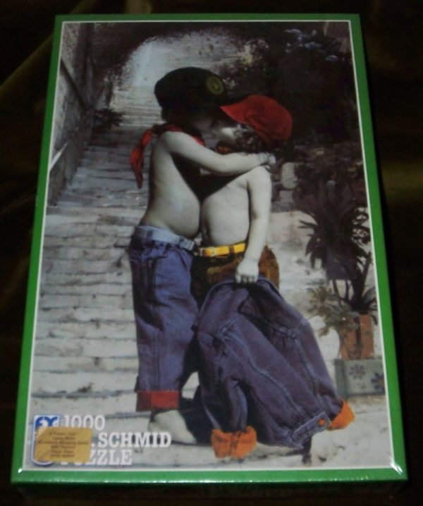 Image of the puzzle 1000, F. X. Schmid, First Love, Factory Sealed