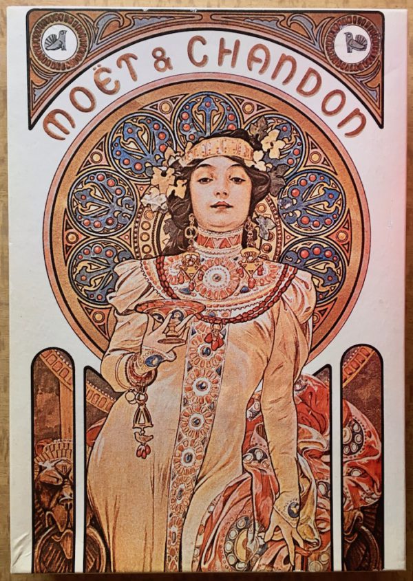 Image of the puzzle 2000, International Team, Liberty Puzzle, by Alphonse Mucha, Picture of the box