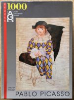 Image of the puzzle 1000, Ricordi, Paul as Harlequin, by Pablo Picasso, Complete, Picture of the box