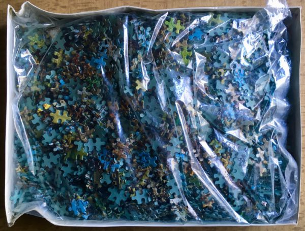 Image of the puzzle 4000, Waddingtons, Cottage, Kent, Picture of the bag