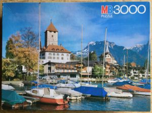 Image of the puzzle 3000, MB, Spiez, Switzerland, Sealed Bag, Picture of the box