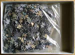 Image of the puzzle 1000, Puzzelman, Battle of Gibraltar, by Cornelis Claesz Van Wieringen, Picture of the bag