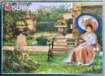Image of the puzzle 500, Jumbo, Garden Enjoyment, by G.J. Atkinson, Picture of the box