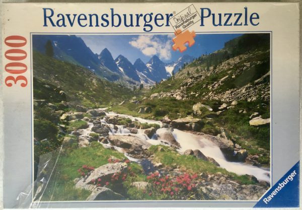 Image of the puzzle 3000, Ravensburger, Austrian Mountains, Austria, Tirol, Factory Sealed