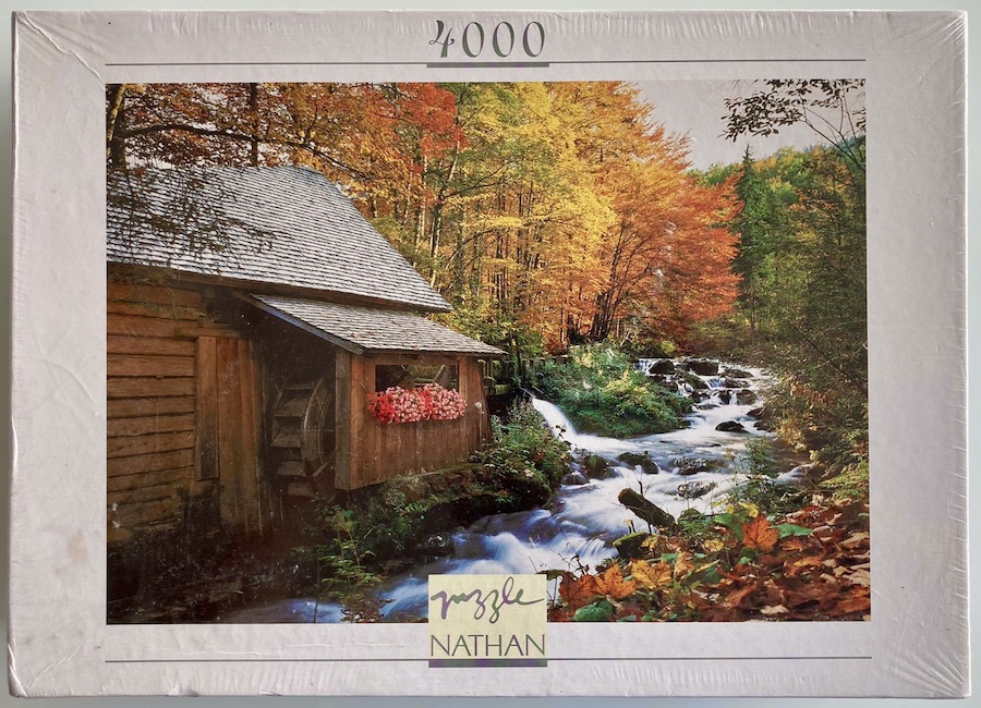 Puzzle - Thomas Kinkade - By the Old Mill, 1000 pieces 1 item