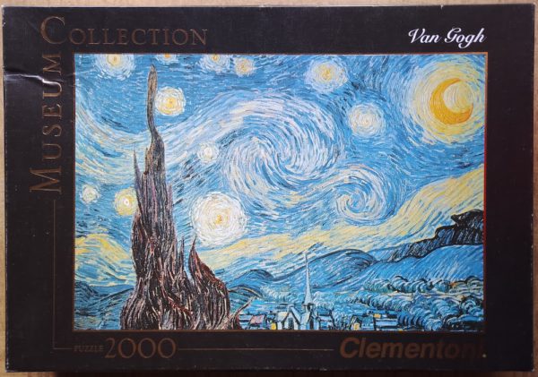 Image of the puzzle 2000, Clementoni, Starry Night, by Vincent van Gogh, Complete, Picture of the box