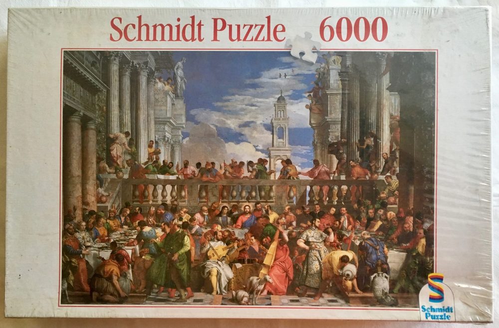 6000, Schmidt, Wedding at Cana, by Paolo Veronese, Factory Sealed, Listed by Jorge Image of the puzzle 6000, Schmidt, Wedding at Cana, by Paolo Veronese, Factory Sealed