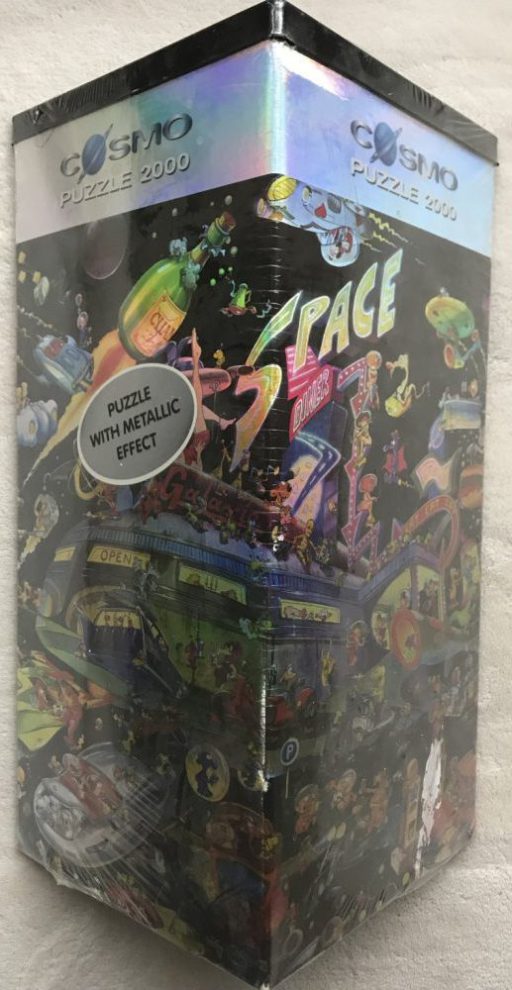 2000, Heye, Space Diner, by Jan Birck "Jabo", Factory Sealed Image of the puzzle 2000, Heye, Space Diner, by Jan Birck "Jabo", Picture of the box