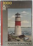 Image of the puzzle 1000, Ricordi, Faro, Marina Romagnoli, Factory Sealed, Picture of the box