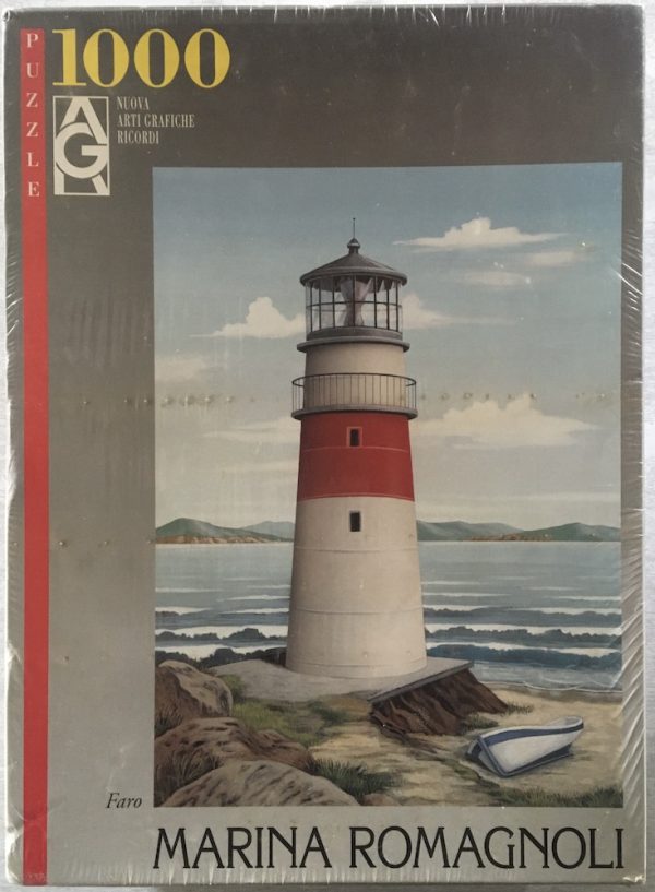Image of the puzzle 1000, Ricordi, Faro, Marina Romagnoli, Factory Sealed, Picture of the box