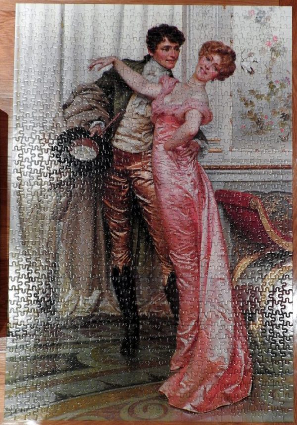 Image of the puzzle 1000, Arrow, The Embrace, by Frédéric Soulacroix, Picture of the puzzle assembled