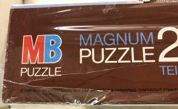 Image of the puzzle 2000, MB, Kayserberg, Alsace, Factory Sealed, Picture of the side