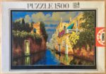 Image of the puzzle 1500, Educa, Romance of Venice, by Lucio Sollazzi, Complete, Picture of the box