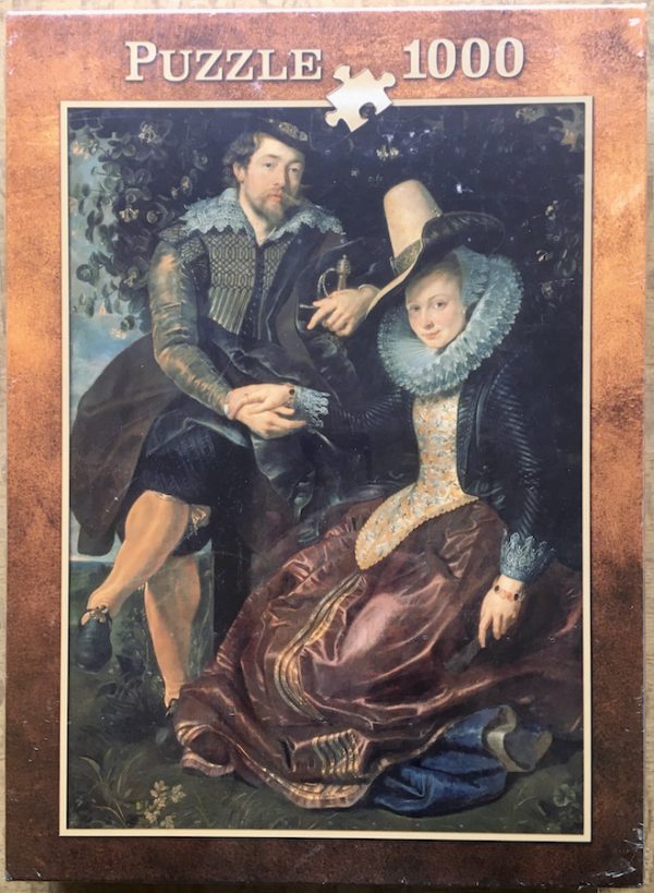 Image of the puzzle 1000, Innovakids, The Artist and His First Wife, Isabella Brant, in the Honeysuckle Bower, by Peter Paul Rubens, Factory Sealed