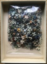 Image of the puzzle 1000, Ravensburger, Flowers in a Glass Vase, by Jan Frans Eliaerts, Complete, Picture of the bag