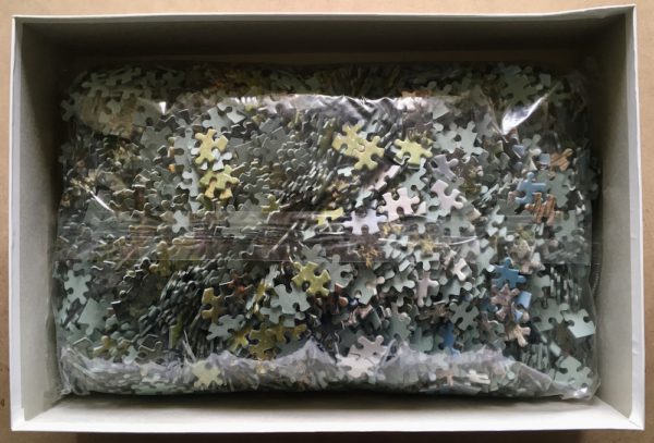 Image of the puzzle 4000, Arrow Connoisseur, Cottage and Garden, England, Sealed Bag, Picture of the bag