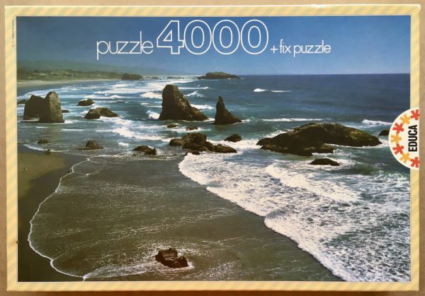 Image of the puzzle 4000, Educa, Oregon, USA, Sealed Bag, Picture of the box