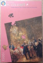 Image of the puzzle 1500, Prestel, Flute Concert with Frederick the Great in Sanssouci, by Adolph Menzel, Incomplete, Picture of the box