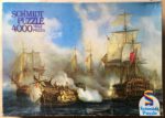 Image of the puzzle 4000, Schmidt, The Battle of Trafalgar, by Auguste Mayer, Complete, Picture of the box