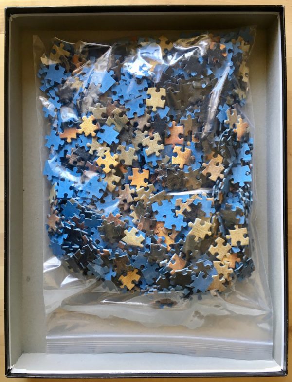 Image of the puzzle 1000, Clementoni, La Gioconda, by Leonardo da Vinci, Picture of the bag
