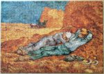 1000, Clementoni, The Siesta, by Vincent van Gogh, Picture of the puzzle assembled
