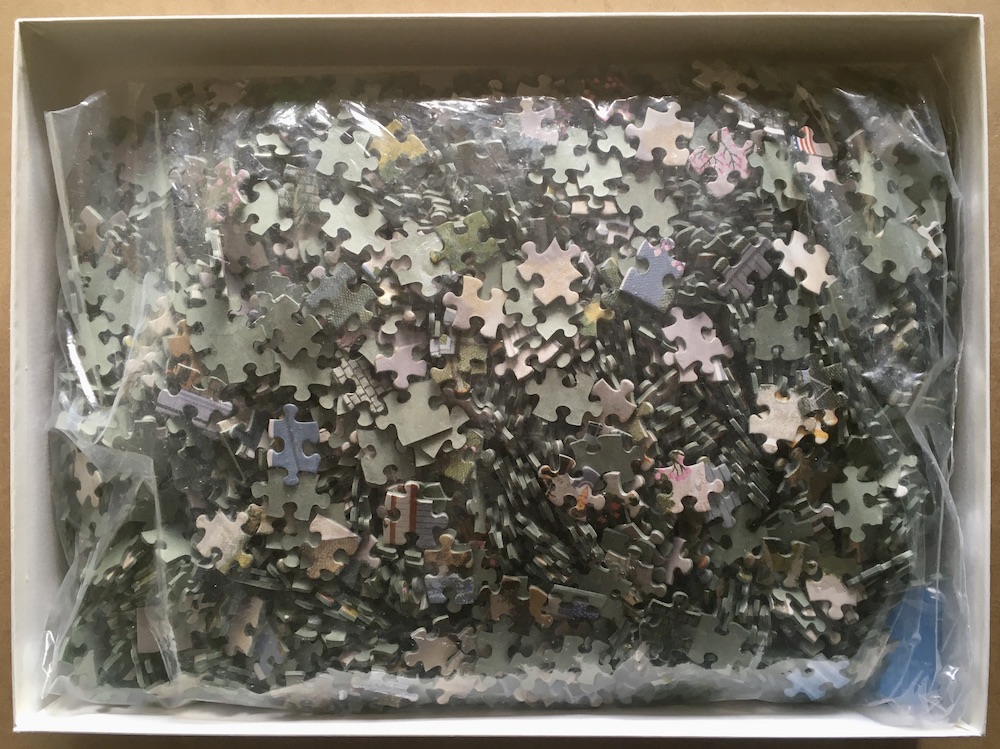 2014, Yanoman, Crickethawk Harbor, by Charles Wysocki, Sealed Bag, Listed by Jorge Image of the puzzle 2014, Yanoman, Crickethawk Harbor, by Charles Wysocki, Sealed Bag, Picture of the bag