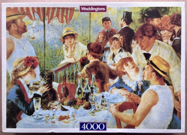 Image of the puzzle 4000, Waddingtons, Luncheon at the Boating Party, by Auguste Renoir, Sealed Bag, Picture of the box