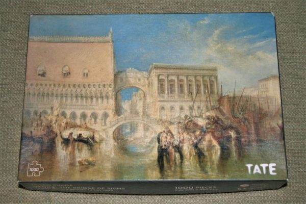 Image of the puzzle 1000, Tate, Venice, The Bridge of Sighs, by William Turner, Complete, Picture of the box