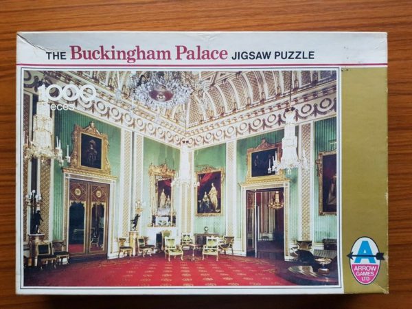 Image of the puzzle 1000, Arrow, Buckingham Palace, The Green Dining Room, Complete, Picture of the box
