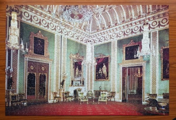 Image of the puzzle 1000, Arrow, Buckingham Palace, The Green Dining Room, Complete, Picture of the puzzle assembled