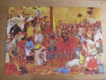 Image of the puzzle 1000, Falcon, The Flight out of Egypt, by Richard Dadd, Complete, Picture of the puzzle assembled