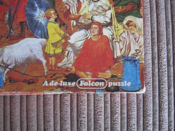 Image of the puzzle 1000, Falcon, The Flight out of Egypt, by Richard Dadd, Complete, Picture of the corner