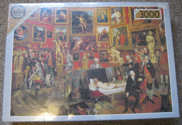 Image of the puzzle 3000, Falcon, The Tribuna of the Uffizi, by Johan Zoffany, Factory Sealed