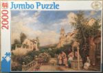 Image of the puzzle 2000, Jumbo, On a Terrace, by Arthur Trevor Haddon, Sealed Bag, Picture of the box