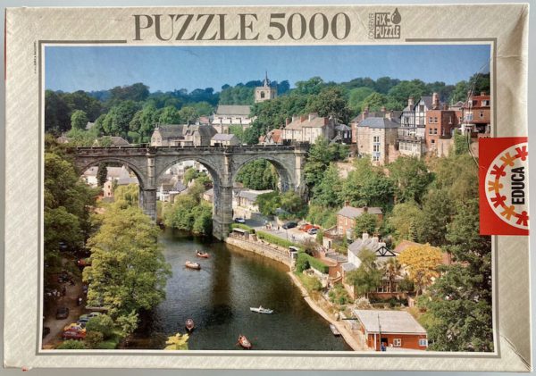Image of the puzzle 5000, Educa, A Yorkshire Town, Sealed Bag, Picture of the box