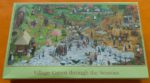 Image of the puzzle 1000, Express Gifts, Village Green through the Seasons, by Gale Pitt, Factory Sealed, Picture of the box