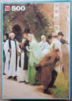 Image of the puzzle 500, Jumbo, The Christening, by Walter Dendy Sadler, Complete, Picture of the box