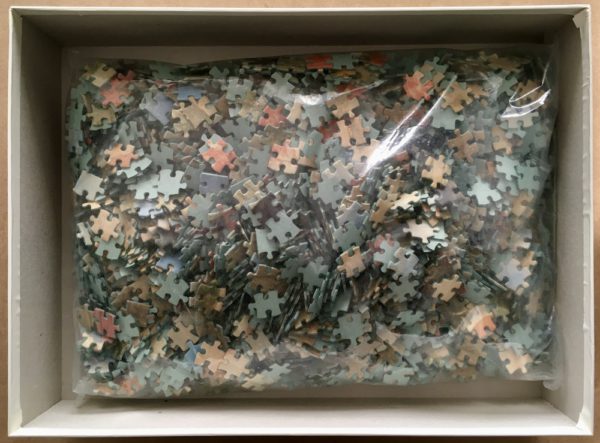 Image of the puzzle 3000, MB, Going for a Walk, by Timoléon Marie Lobrichon, Sealed Bag, Picture of the bag