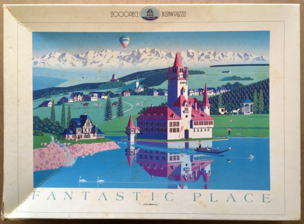 Image of the puzzle 2000, Bon, Fantastic Place, by Fumio Watanabe, Sealed Bag, Picture of the box