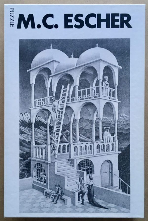 Image of the puzzle 1000, Selegiochi, Belvedere, by Maurits Cornelis Escher, Complete, Picture of the box