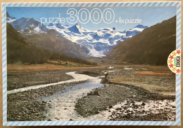 Image of the puzzle 3000, Educa, Sella Massif, Seaaled Bag, Picture of the box