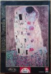 Image of the puzzle 1500, Educa, The Kiss, by Gustav Klimt, Incomplete, Picture of the box